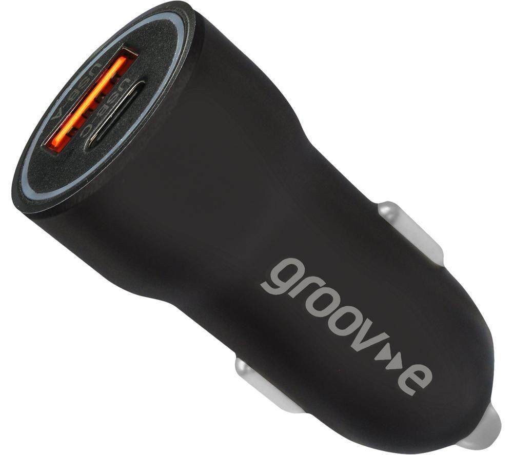 GROOV-E GVMA124BK Universal USB Type-C & USB Car Charger review