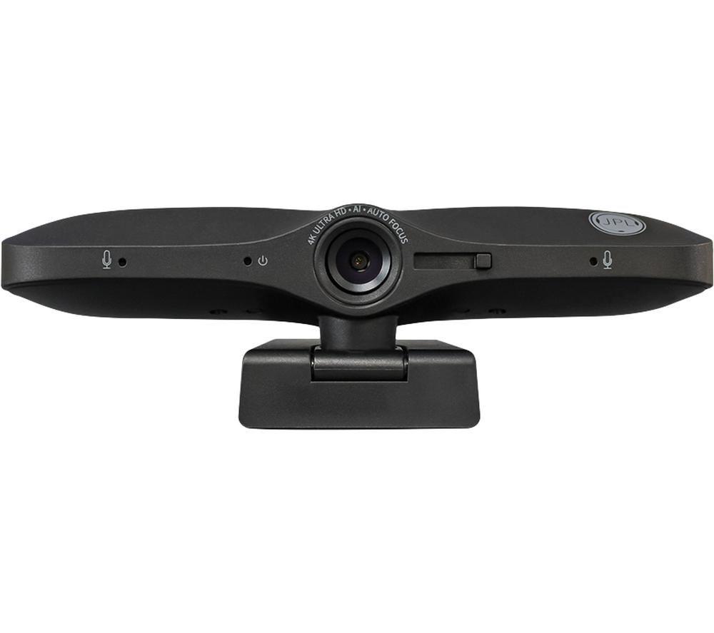 JPL Mini Video Conferencing Sound Bar Propeller Spitfire | 4K 3840 x 2160p UHD USB Plug & Play | A.I Zoom | USB-A to USB-C Adapter Included | Ideal for Live Video Broadcasts, Conferences & Teaching