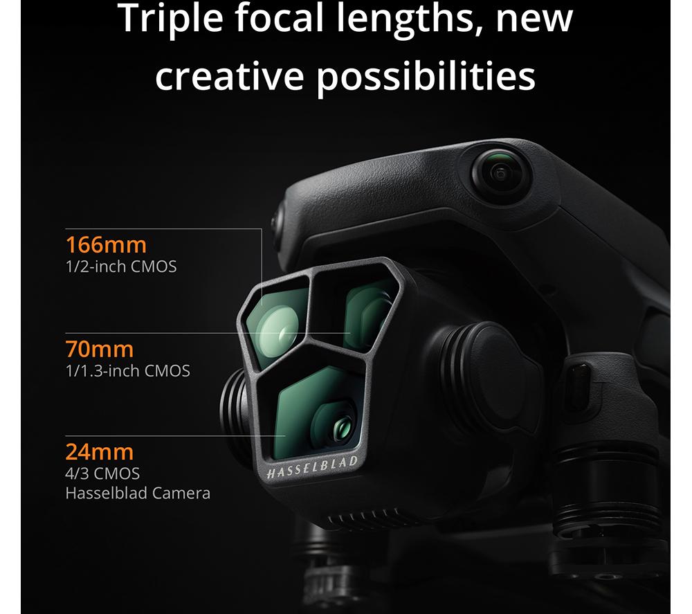 DJI's Mavic 3 Pro comes with a triple-camera setup