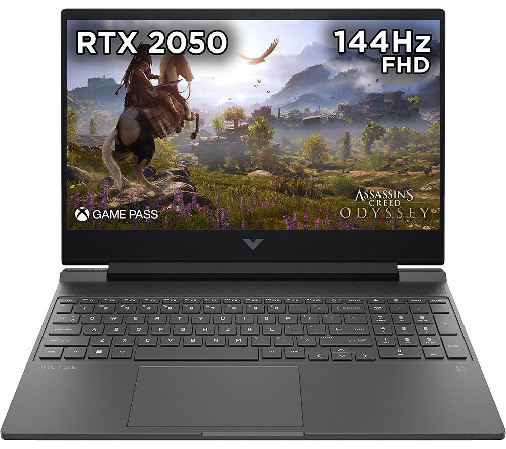 HP Victus 15-fa1507na 15.6 Gaming Laptop - IntelCore? i5, RTX 2050, 512 GB SSD, Silver/Grey