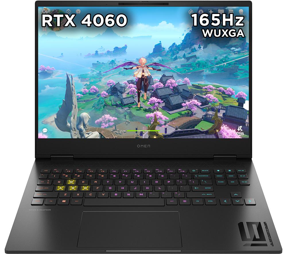 HP OMEN Transcend 16-u0500na 16" Gaming Laptop - Intel®Core™ i7, RTX 4060, 1 TB SSD, Black