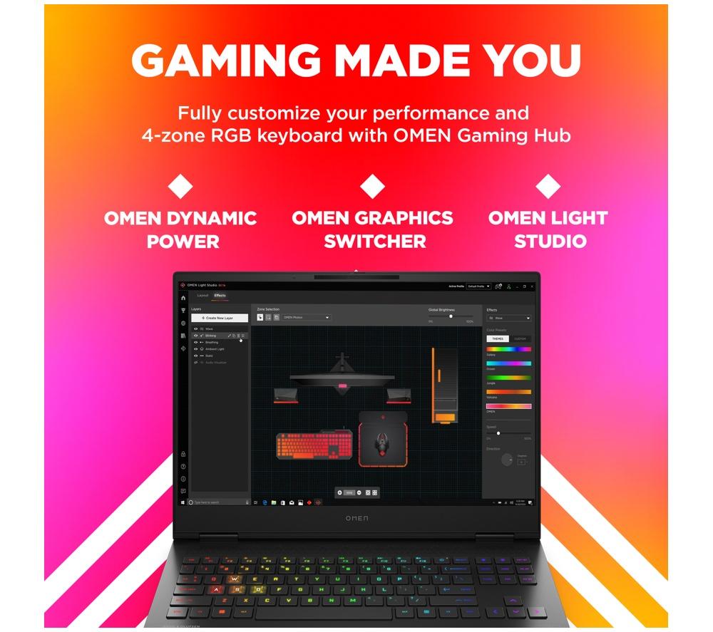 HP OMEN Transcend 16-u0500na 16" Gaming Laptop - Intel&reg; Core&trade; i7, RTX 4060, 1 TB SSD image number 6 of 21