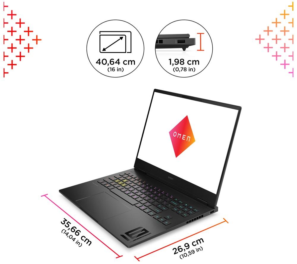 HP OMEN Transcend 16-u0500na 16" Gaming Laptop - Intel&reg; Core&trade; i7, RTX 4060, 1 TB SSD image number 9 of 21