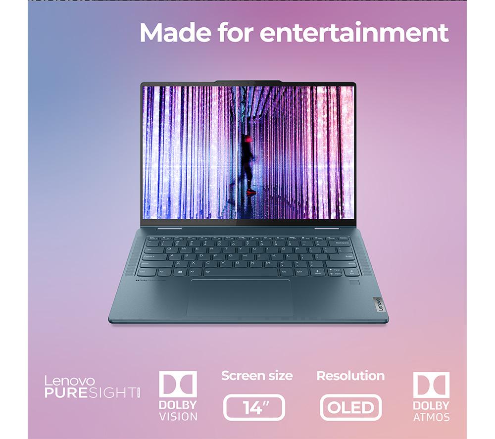 Buy LENOVO Yoga 7 14 2 in 1 Laptop - AMD Ryzen 5, 512 GB SSD, Blue