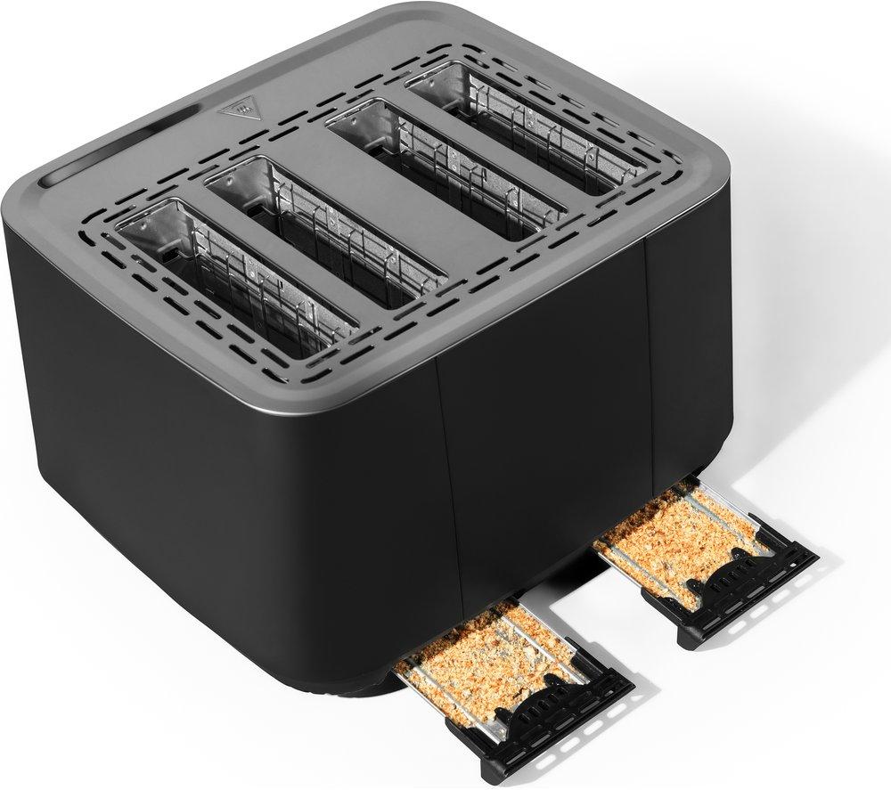 SALTER Kuro EK5565MBLK 4-Slice Toaster - Black image number 5 of 5