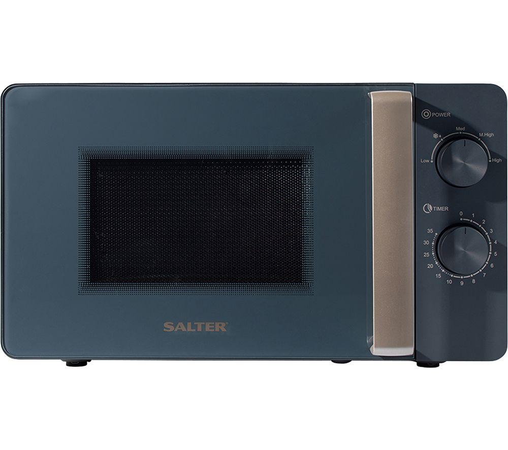 SALTER Marino COMBO-8687 4-slice Toaster, Jug Kettle & Solo Microwave Bundle - Blue Grey image number 4 of 10