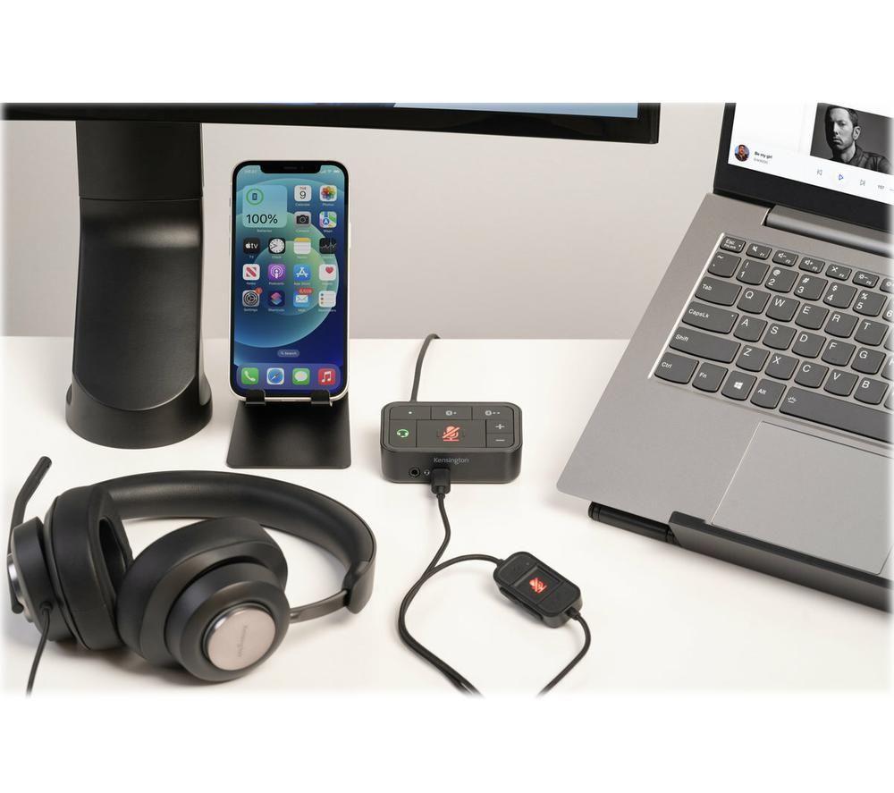 KENSINGTON H2000 Headset - Black image number 12 of 14