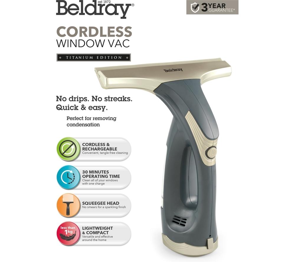 BELDRAY BEL0749TT Window Vacuum Cleaner - Titanium Grey image number 5 of 8