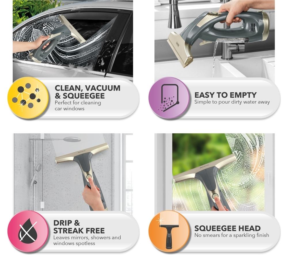 BELDRAY BEL0749TT Window Vacuum Cleaner - Titanium Grey image number 6 of 8