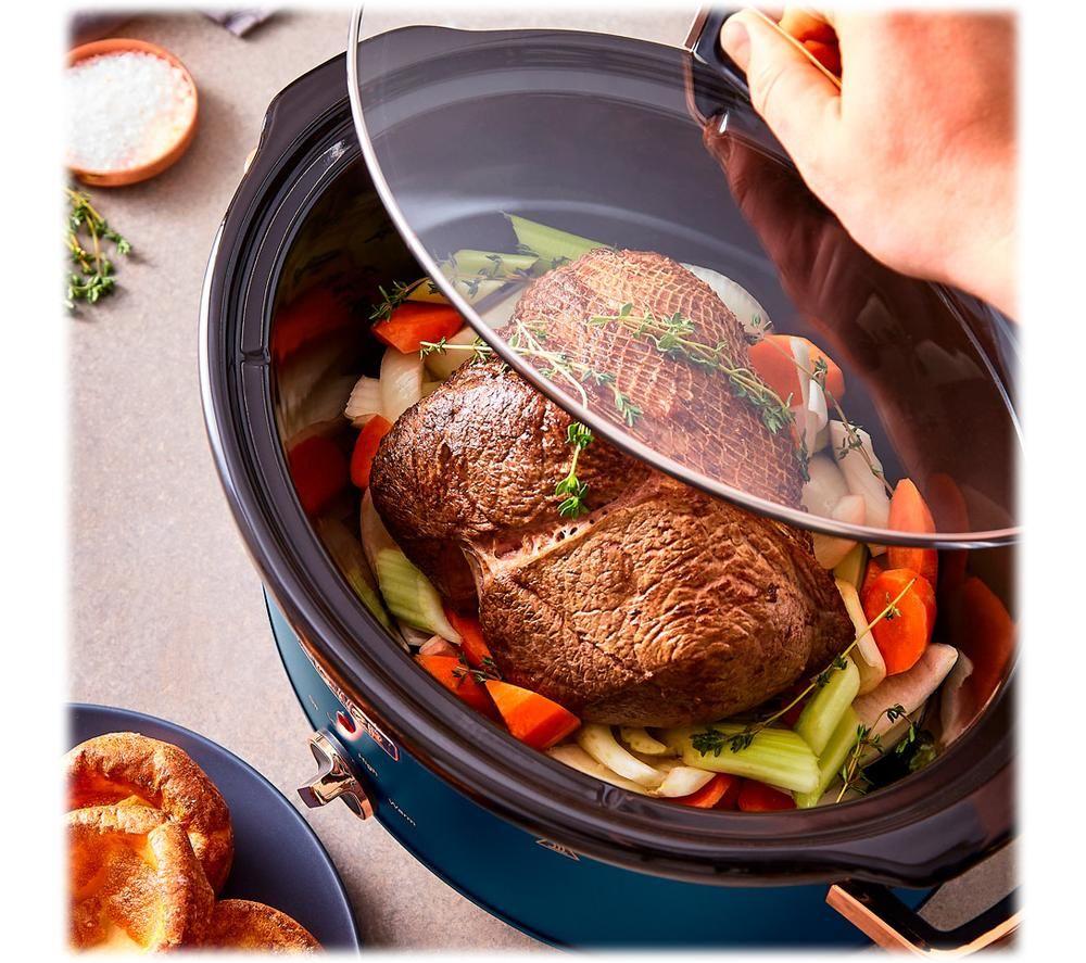 TOWER Cavaletto T16043MNB Slow Cooker - Blue image number 10 of 10