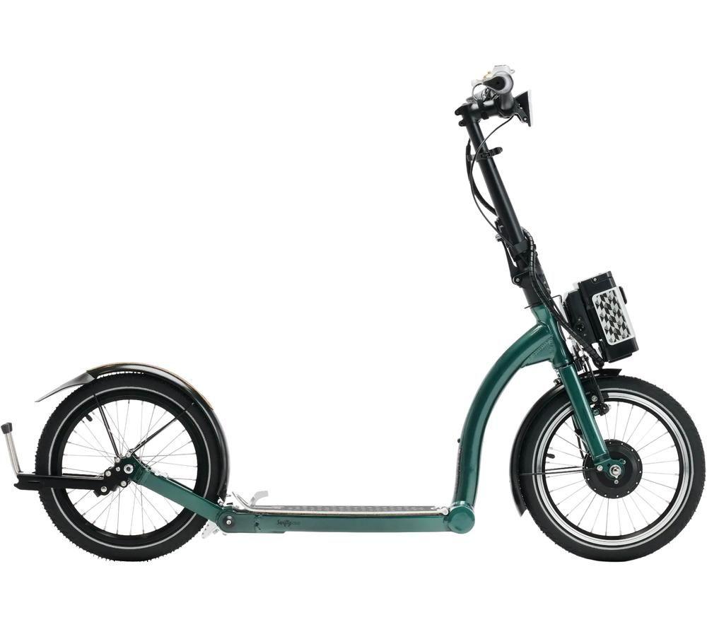 SWIFTY SCOOTERS ONE-e Electric Folding Scooter - Forest Green image number 2 of 14