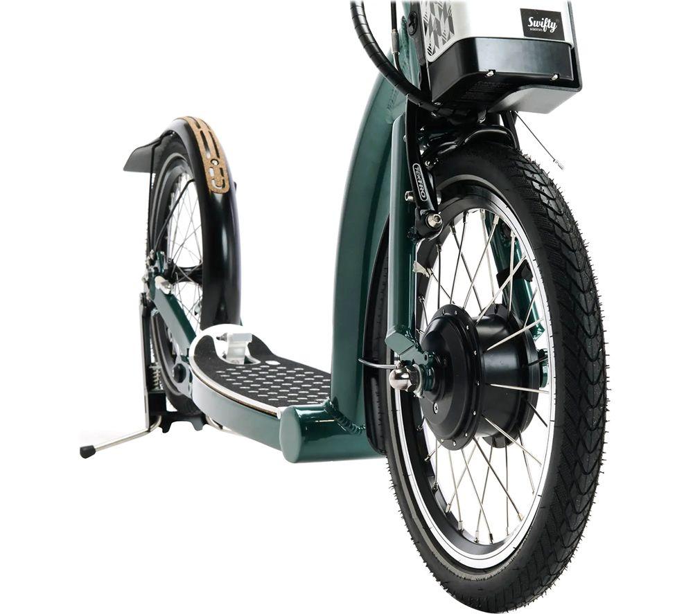 SWIFTY SCOOTERS ONE-e Electric Folding Scooter - Forest Green image number 7 of 14