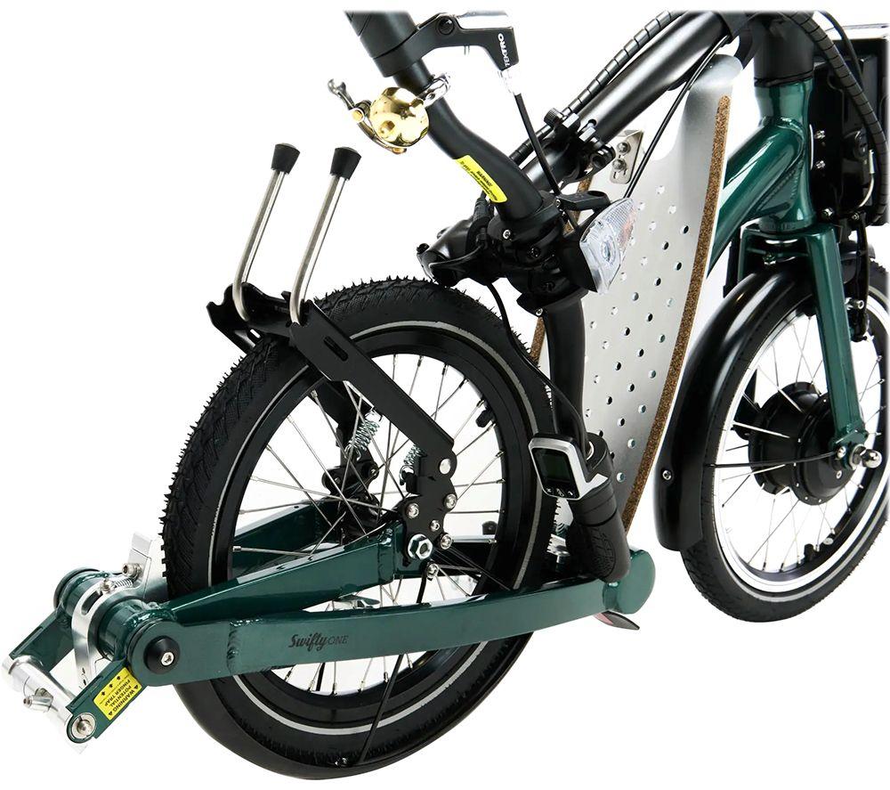 SWIFTY SCOOTERS ONE-e Electric Folding Scooter - Forest Green image number 8 of 14