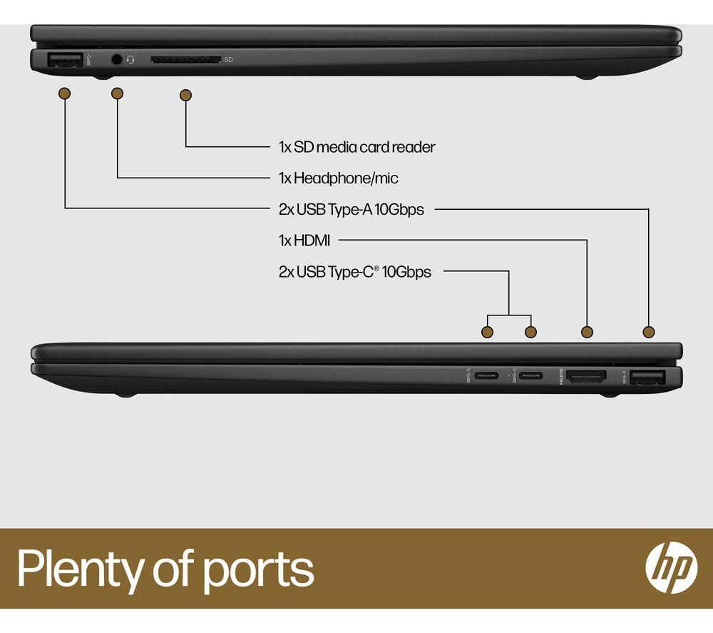 HP ENVY x360 15.6' 2 in 1 Laptop - AMD Ryzen 5, 512 GB SSD, Black - image 10