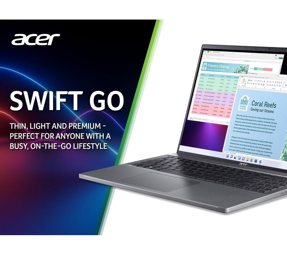 ACER Swift Go 16' Laptop - Intel® Core™ i7, 1 TB SSD, Grey - image 4