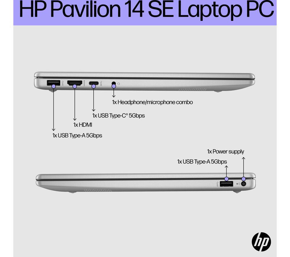 HP Pavilion SE 14' Laptop - Intel® Core™ i3, 256 GB SSD, Silver - image 8