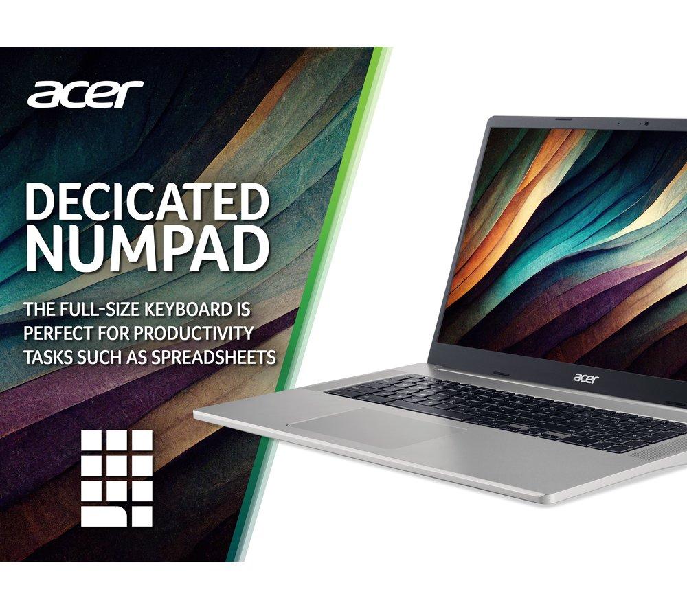 ACER 317 17.3' Chromebook - Intel® Pentium®, 128 GB eMMC, Silver - image 7