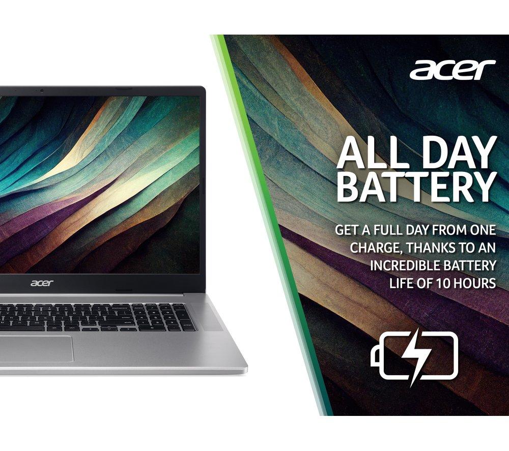 ACER 317 17.3' Chromebook - Intel® Pentium®, 128 GB eMMC, Silver - image 9