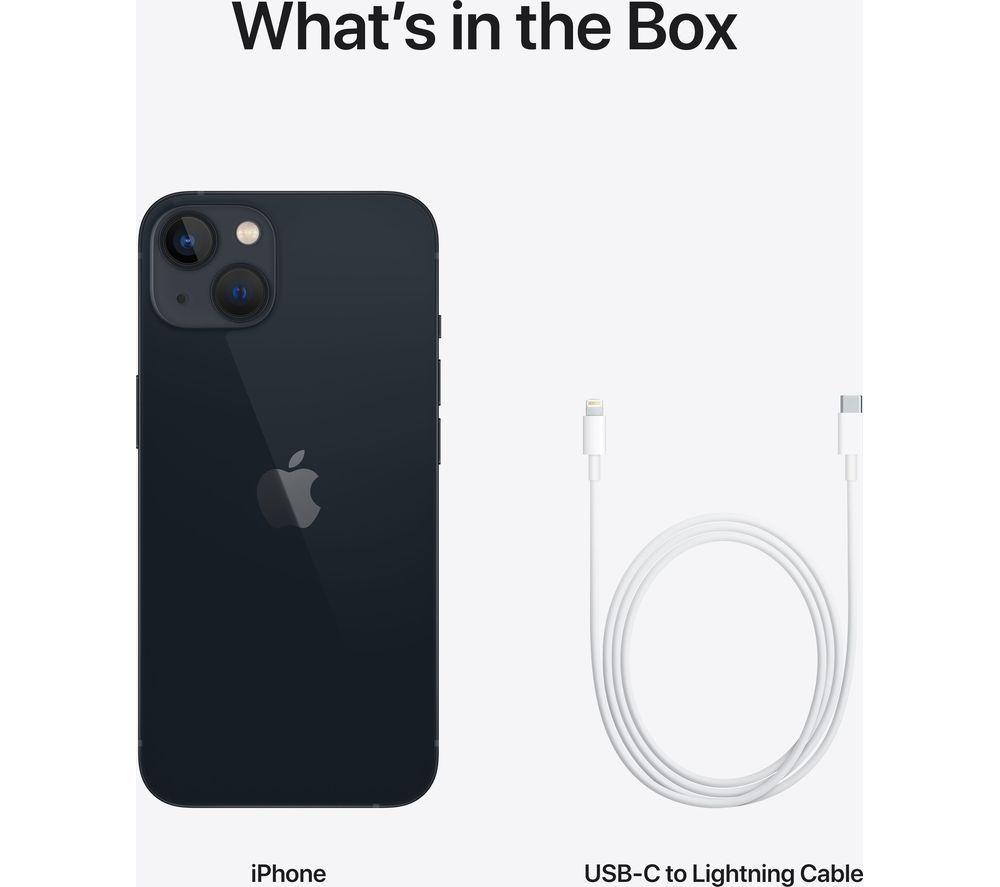 APPLE Refurbished iPhone 13 - 128 GB, Midnight (Excellent Condition) image number 8 of 9