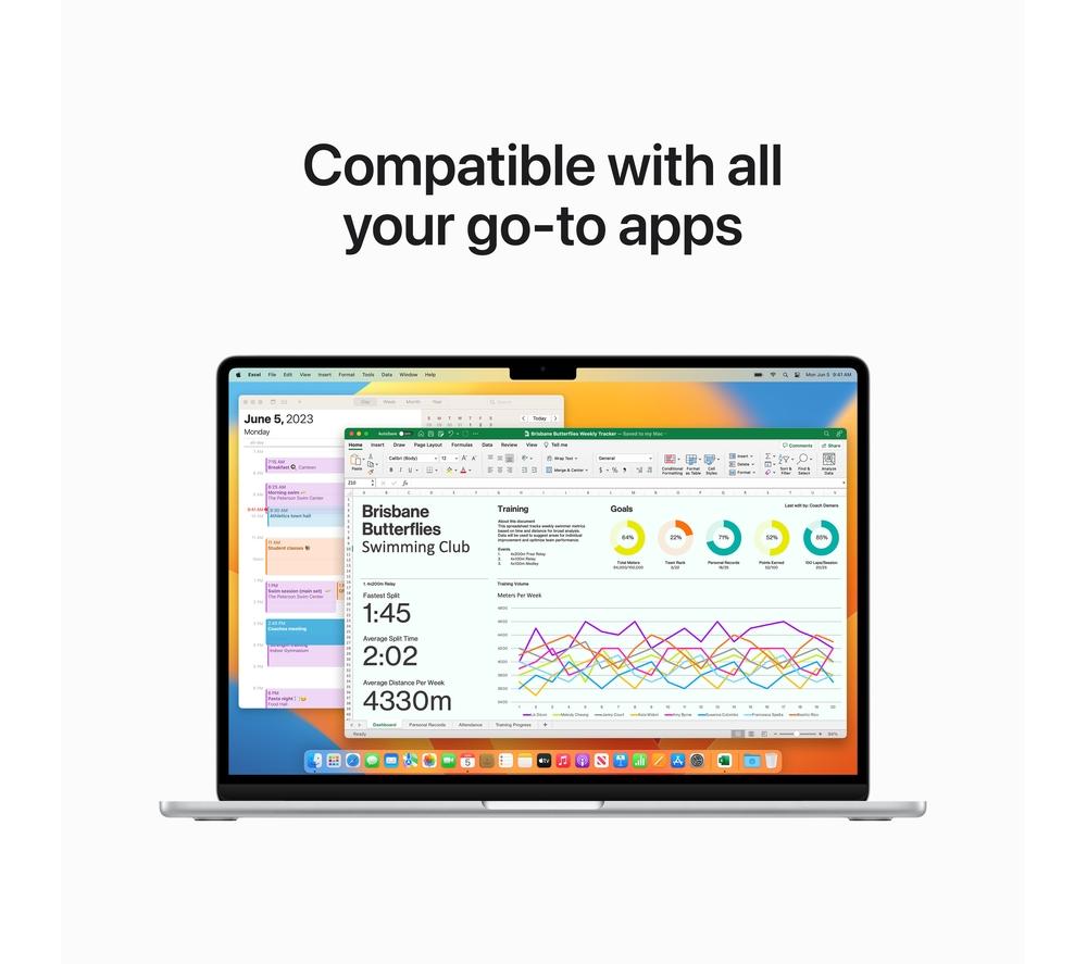 APPLE MacBook Air 15.3' (2023) - M2, 512 GB SSD, Silver - image 7