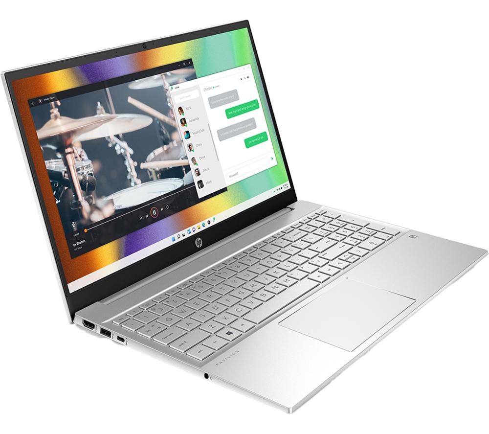 HP Pavilion 15-eh1507sa 15.6" Laptop - AMD Ryzen™ 5, 512 GB SSD, Natural Silver, Silver/Grey