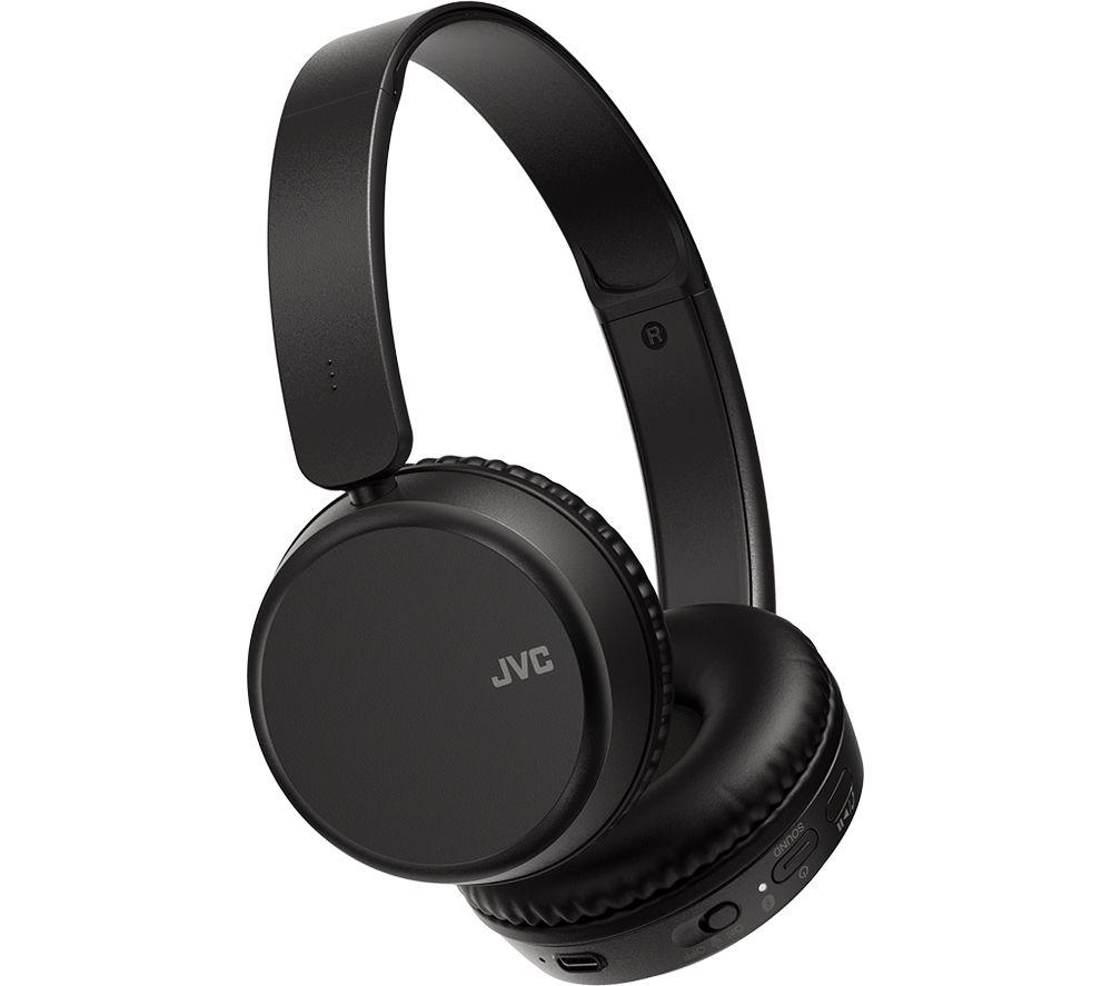 JVC HA S36W Wireless Bluetooth Headphones - Black image number 2 of 7