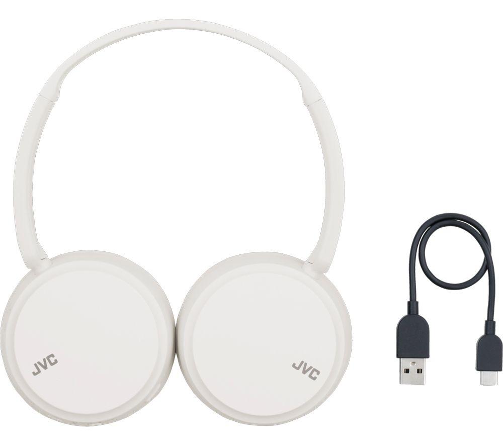 JVC HA S36W Wireless Bluetooth Headphones - White image number 5 of 7