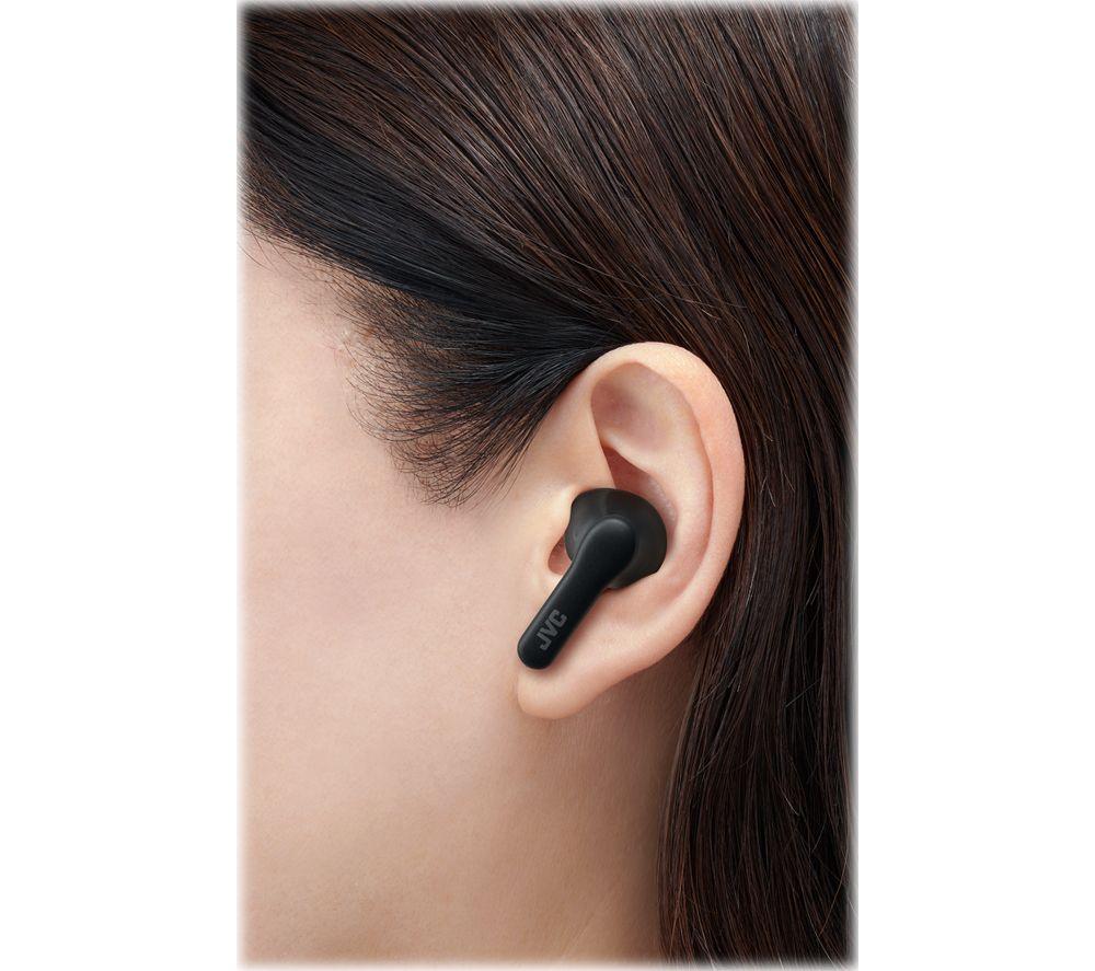 JVC HA A3T Wireless Bluetooth Earbuds - Black image number 4 of 8