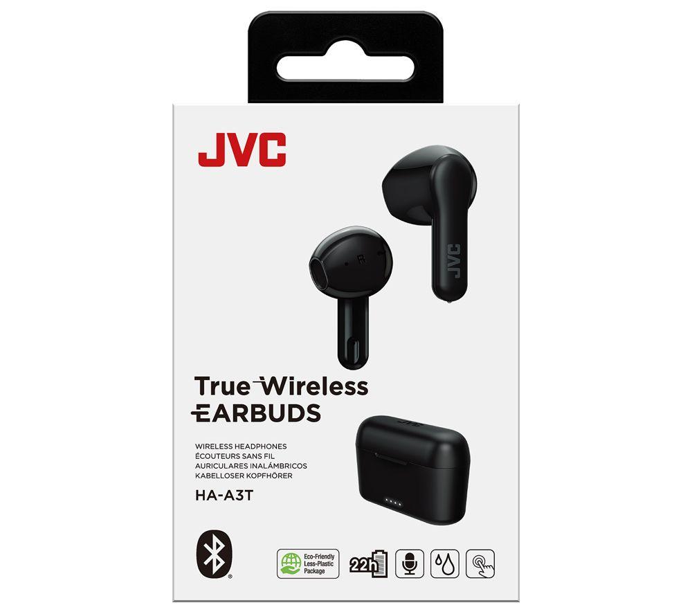 JVC HA A3T Wireless Bluetooth Earbuds - Black image number 7 of 8