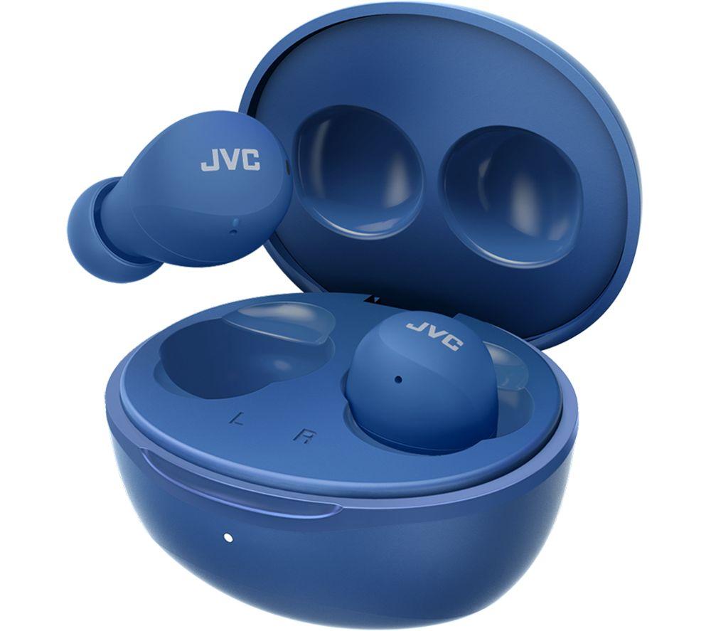 JVC HA A6T Wireless Bluetooth Earbuds - Blue image number 4 of 9