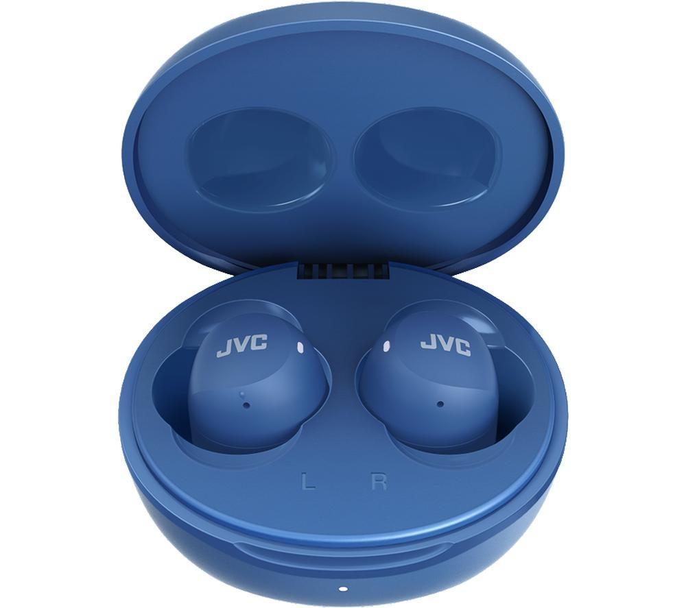 JVC HA A6T Wireless Bluetooth Earbuds - Blue image number 5 of 9