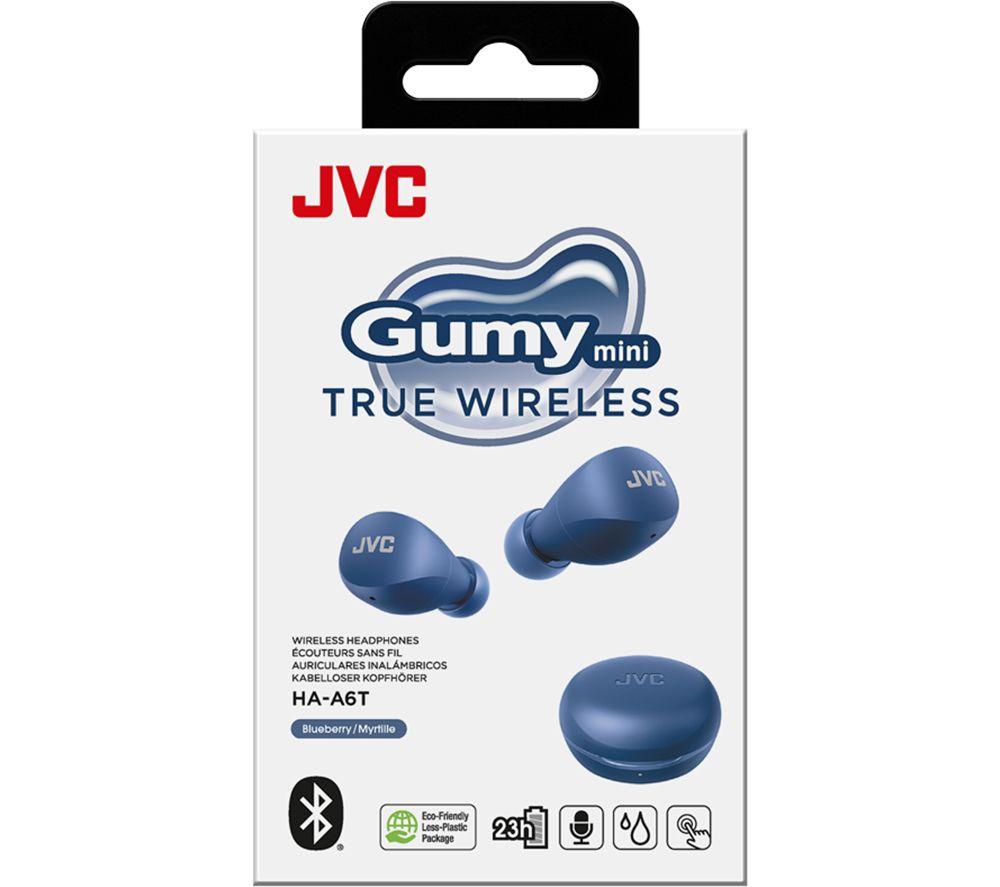 JVC HA A6T Wireless Bluetooth Earbuds - Blue image number 8 of 9