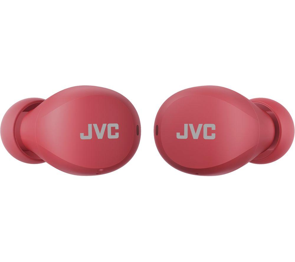 JVC HA A6T Wireless Bluetooth Earbuds - Red image number 2 of 9