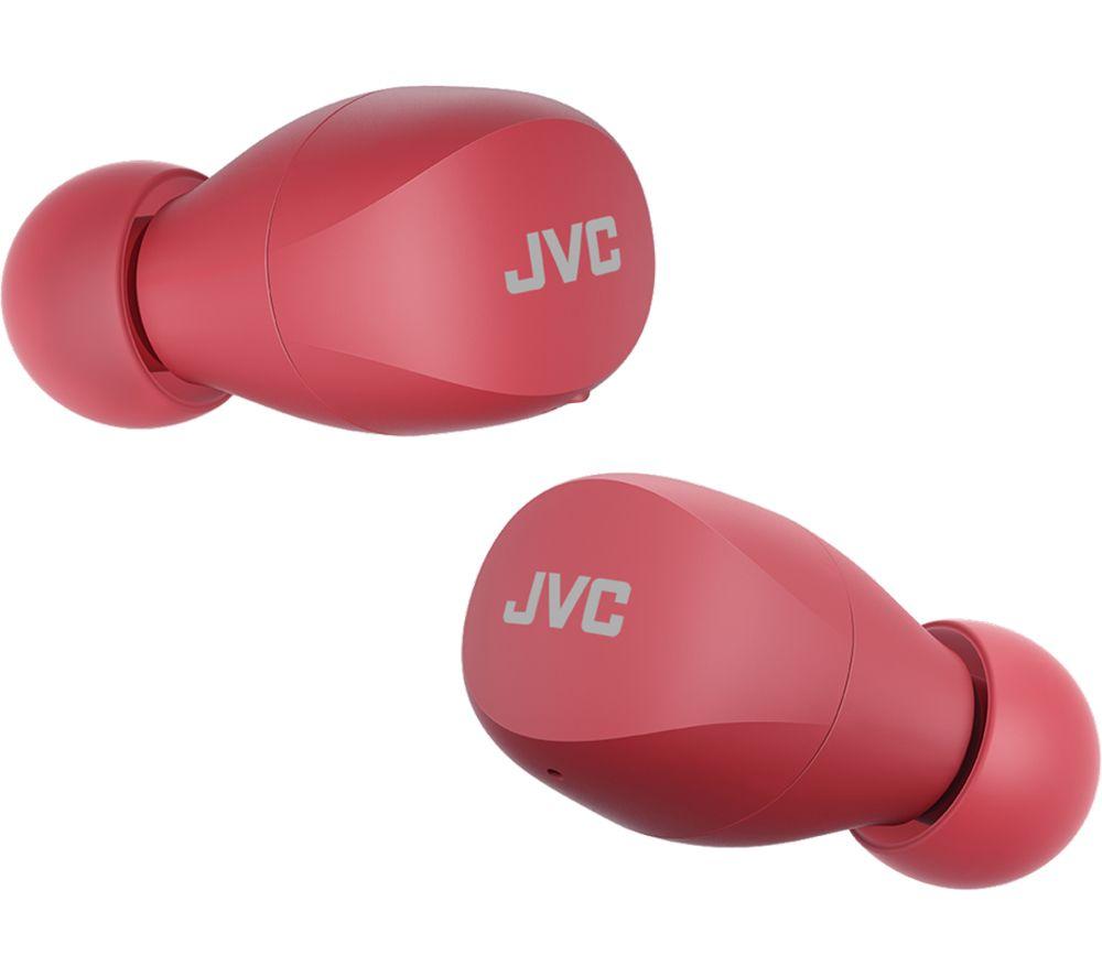 JVC HA A6T Wireless Bluetooth Earbuds - Red image number 3 of 9