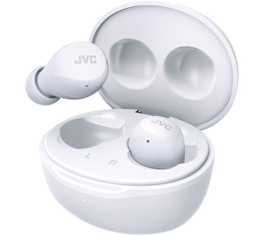 JVC HA A6T Wireless Bluetooth Earbuds - White image number 4 of 9