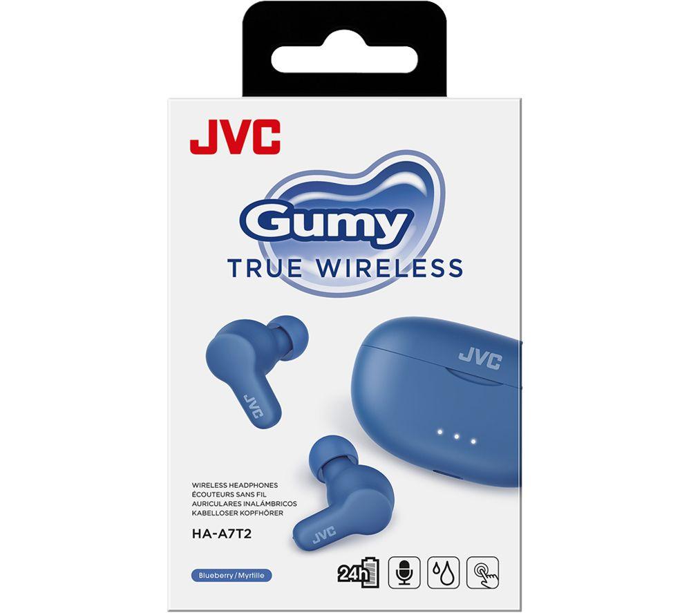JVC HA A7T2 Wireless Bluetooth Earbuds - Blue image number 5 of 5