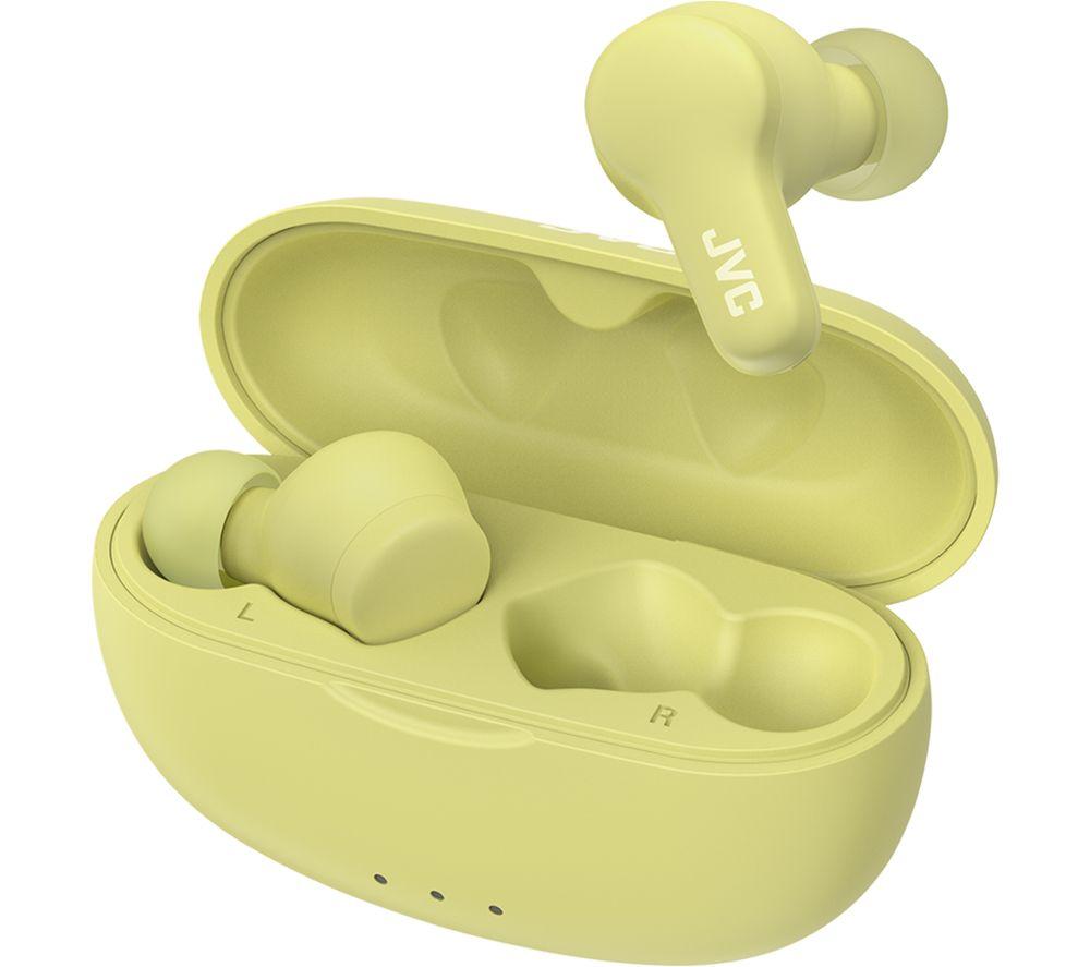JVC HA A7T2 Wireless Bluetooth Earbuds - Yellow image number 2 of 6