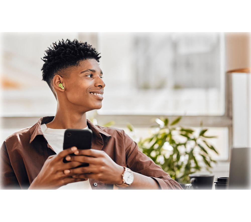 JVC HA A7T2 Wireless Bluetooth Earbuds - Yellow image number 5 of 6