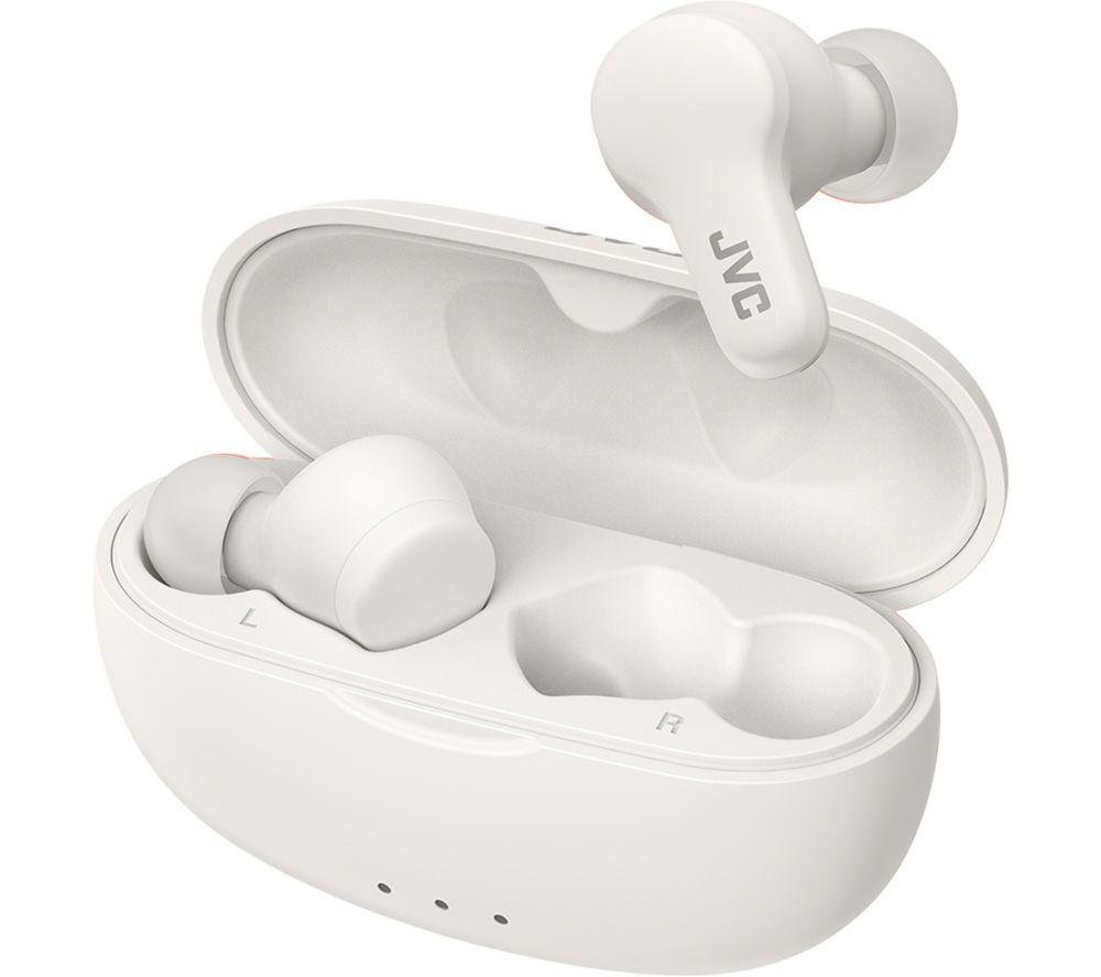 JVC HA A7T2 Wireless Bluetooth Earbuds - White image number 7 of 7