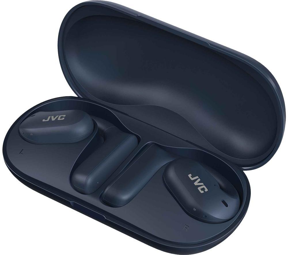 JVC Nearphones HA-NP35T Wireless Bluetooth Sports Headphones - Blue image number 5 of 7