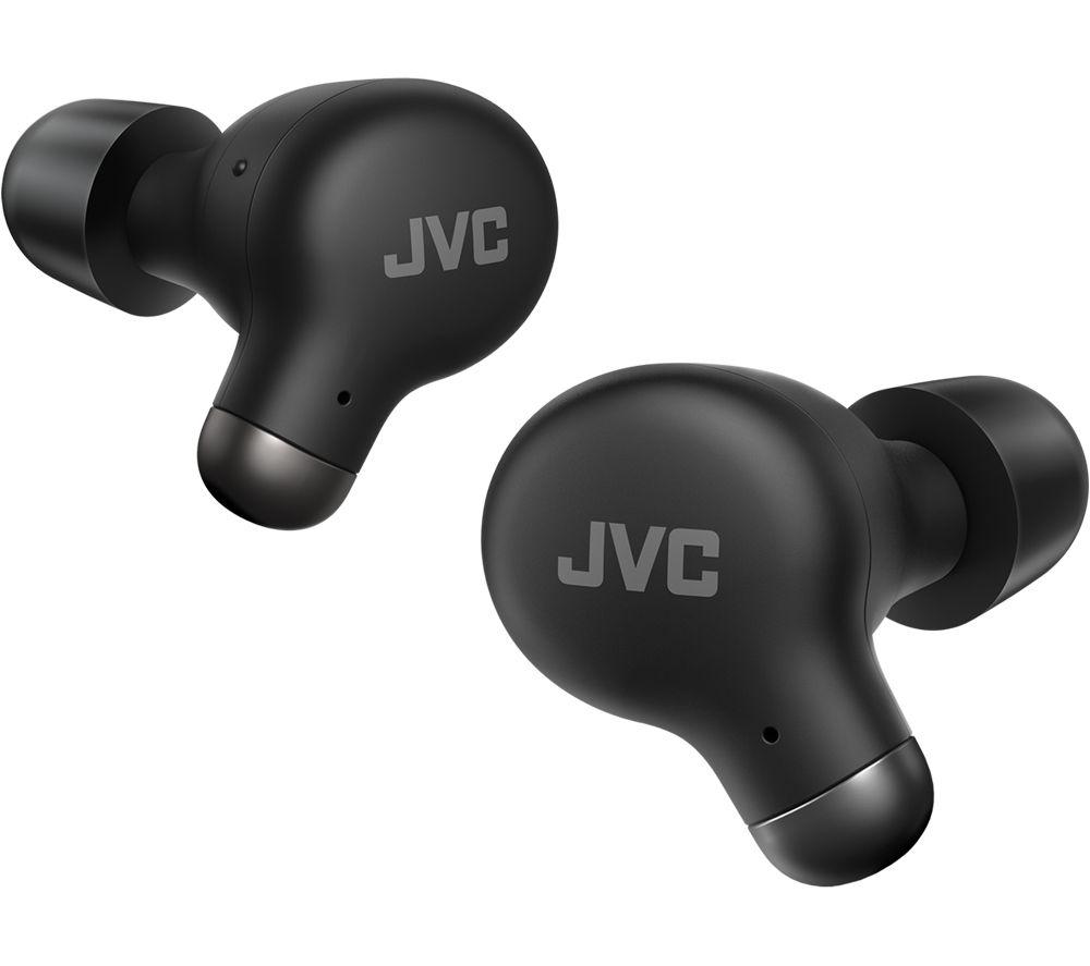 JVC Marshmallow HA-A25T Wireless Bluetooth Noise-Cancelling Earbuds - Black, Black