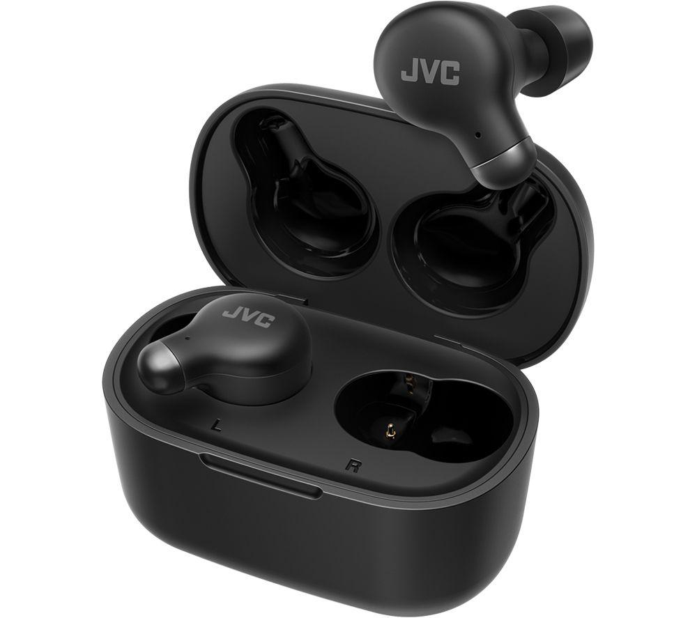 JVC Marshmallow HA-A25T Wireless Bluetooth Noise-Cancelling Earbuds - Black image number 3 of 11
