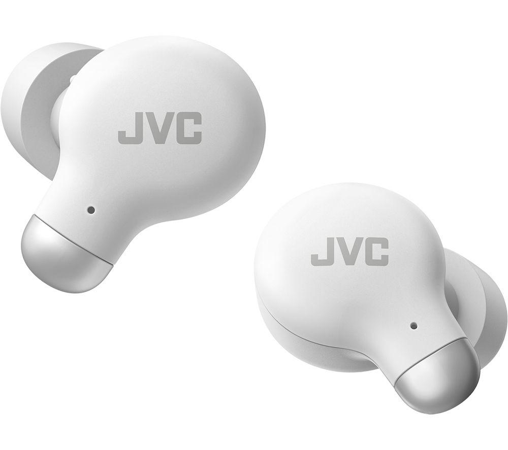 JVC Marshmallow HA-A25T Wireless Bluetooth Noise-Cancelling Earbuds - White image number 2 of 10