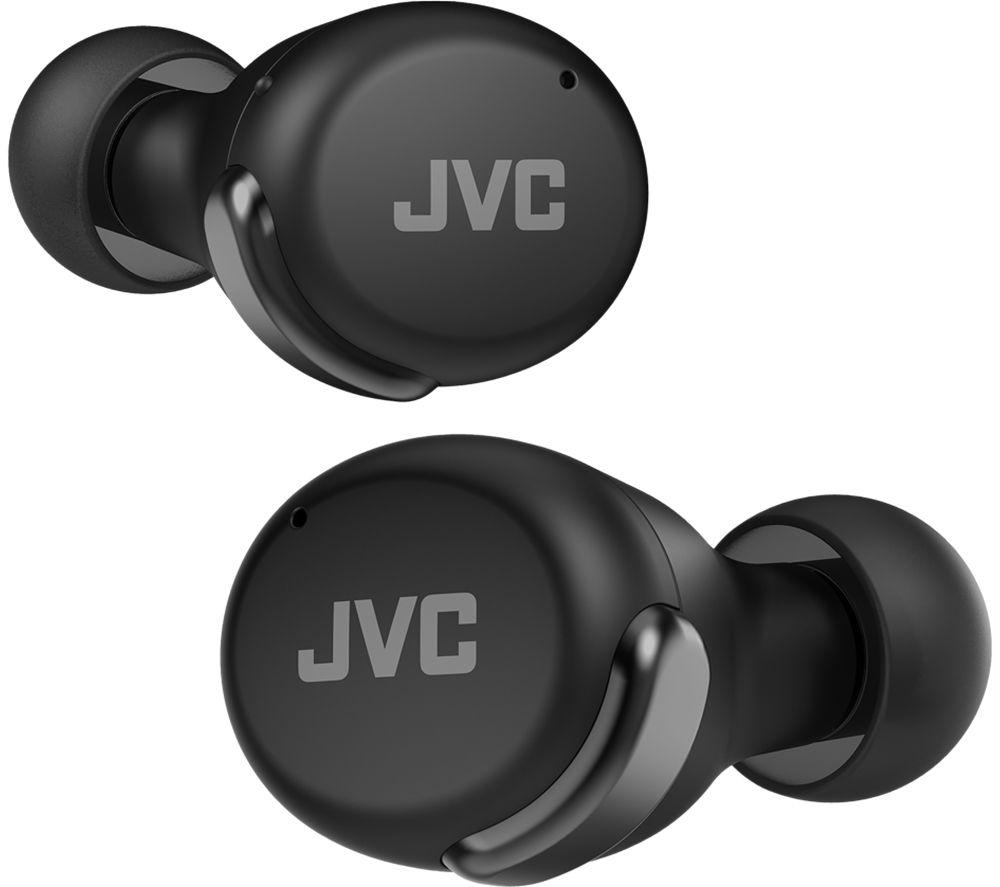 JVC HA-A30T Wireless Bluetooth Noise-Cancelling Earbuds - Black, Black
