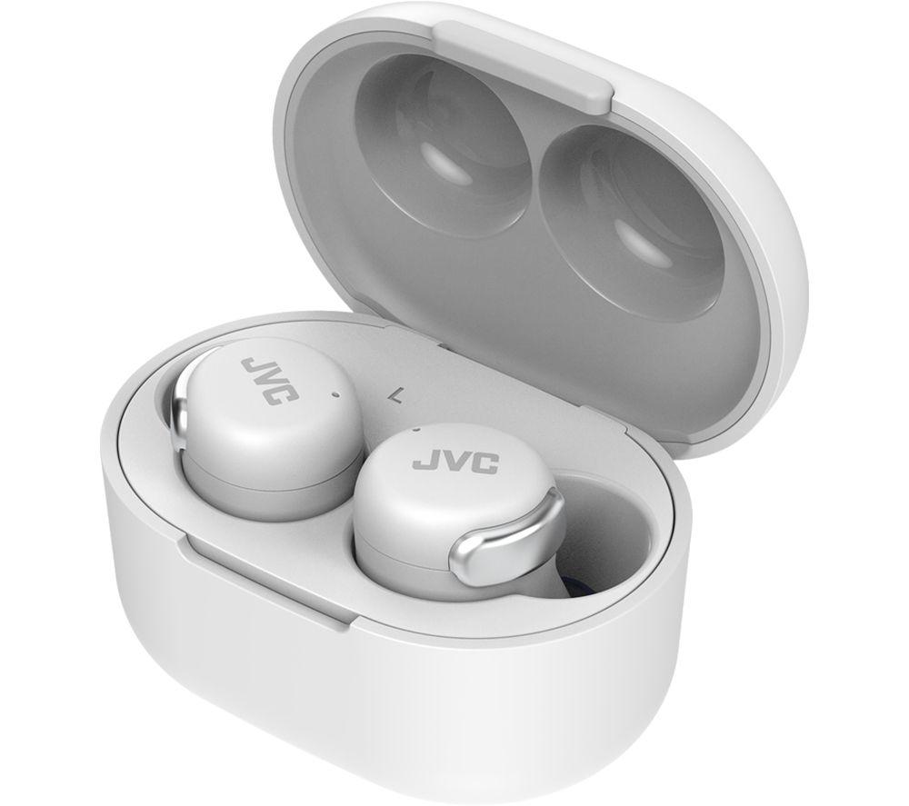 JVC HA-A30T Wireless Bluetooth Noise-Cancelling Earbuds - White image number 2 of 8