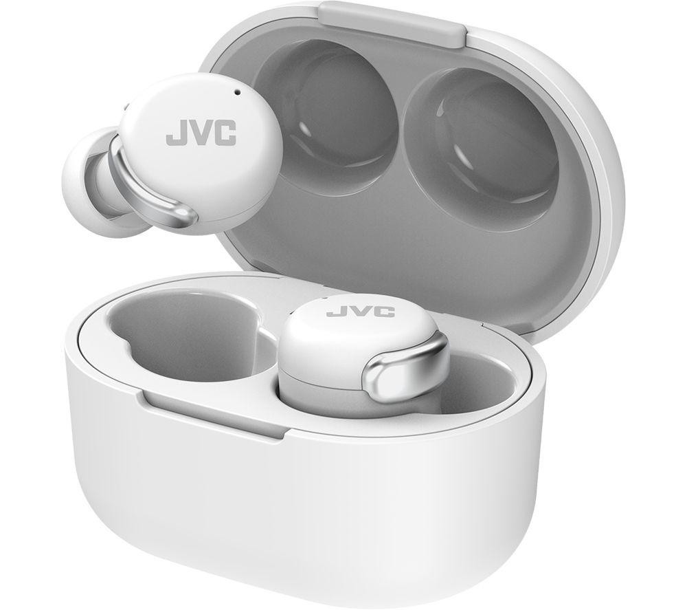 JVC HA-A30T Wireless Bluetooth Noise-Cancelling Earbuds - White image number 4 of 8