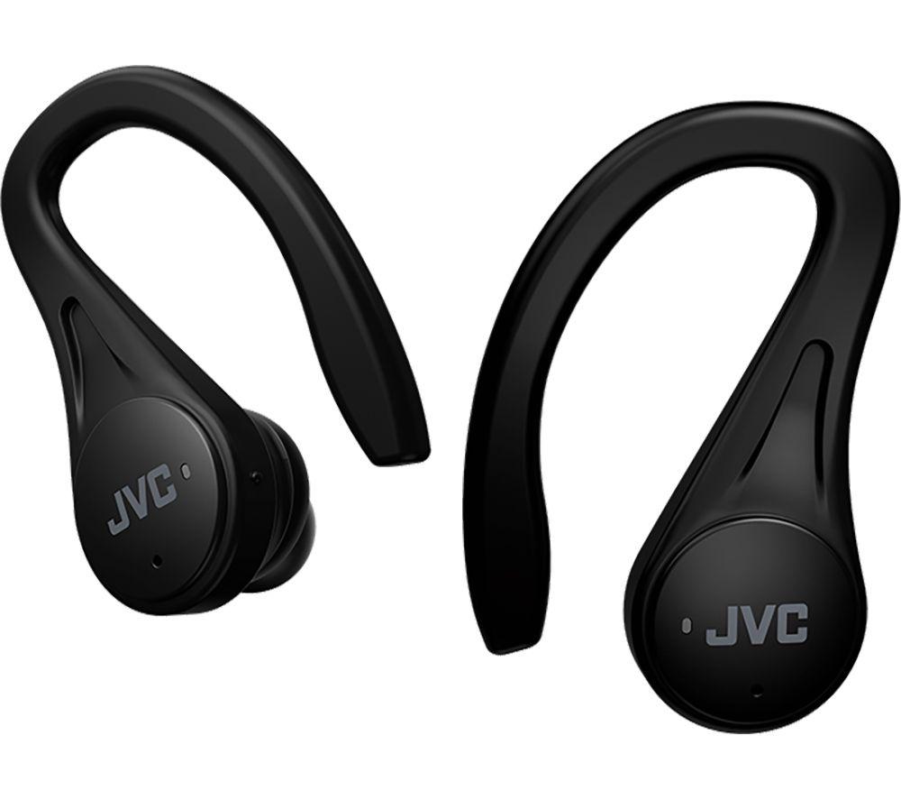 JVC HA-EC25T Wireless Bluetooth Sports Earbuds - Black, Black