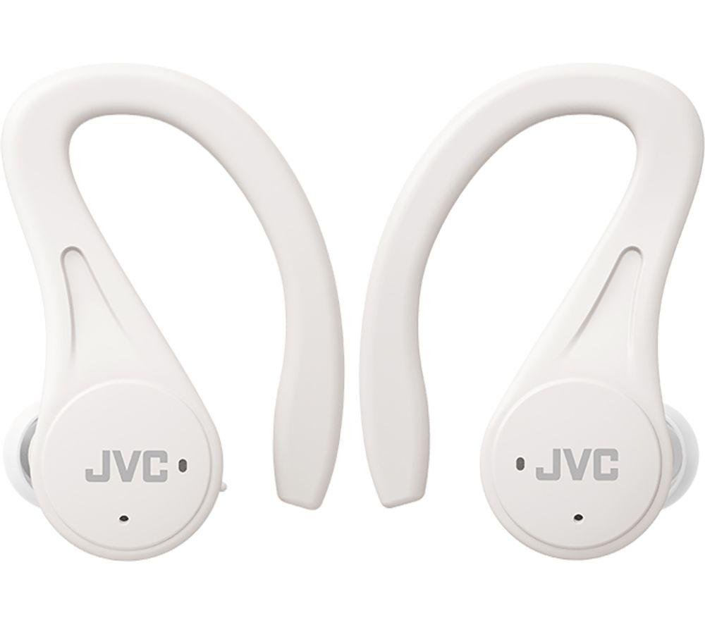 JVC HA-EC25T Wireless Bluetooth Sports Earbuds - White image number 2 of 7