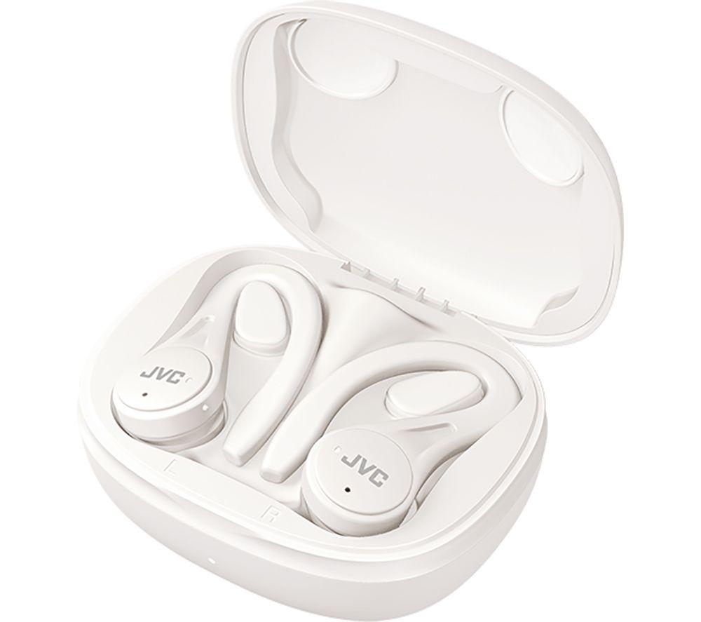 JVC HA-EC25T Wireless Bluetooth Sports Earbuds - White image number 4 of 7