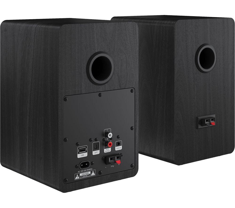 SHARP CP-SS30(BK) Bluetooth Active Bookshelf Monitor Speaker - Black image number 5 of 9